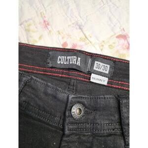 Cultura Women's Skinny Black Jeans Size 30/30